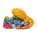 Salomon Speedcross 3 розовый с голубым и желтым